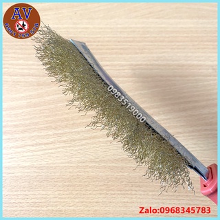 Bàn chải sắt đánh rỉ màu đỏ