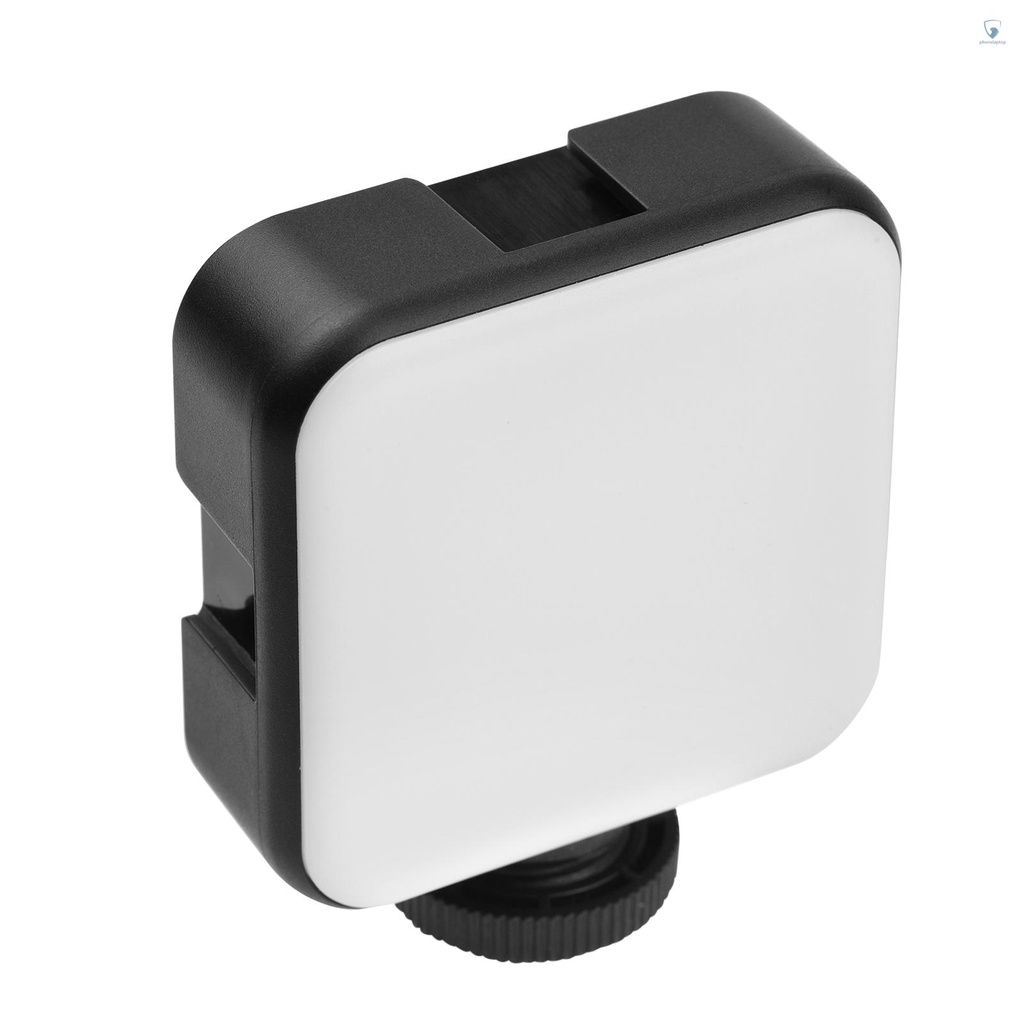 Đèn LED Chiếu Video Andoer W36 Mini 5600K 4W Pin Sạc Tích Hợp 3 Giá Đỡ Lạnh