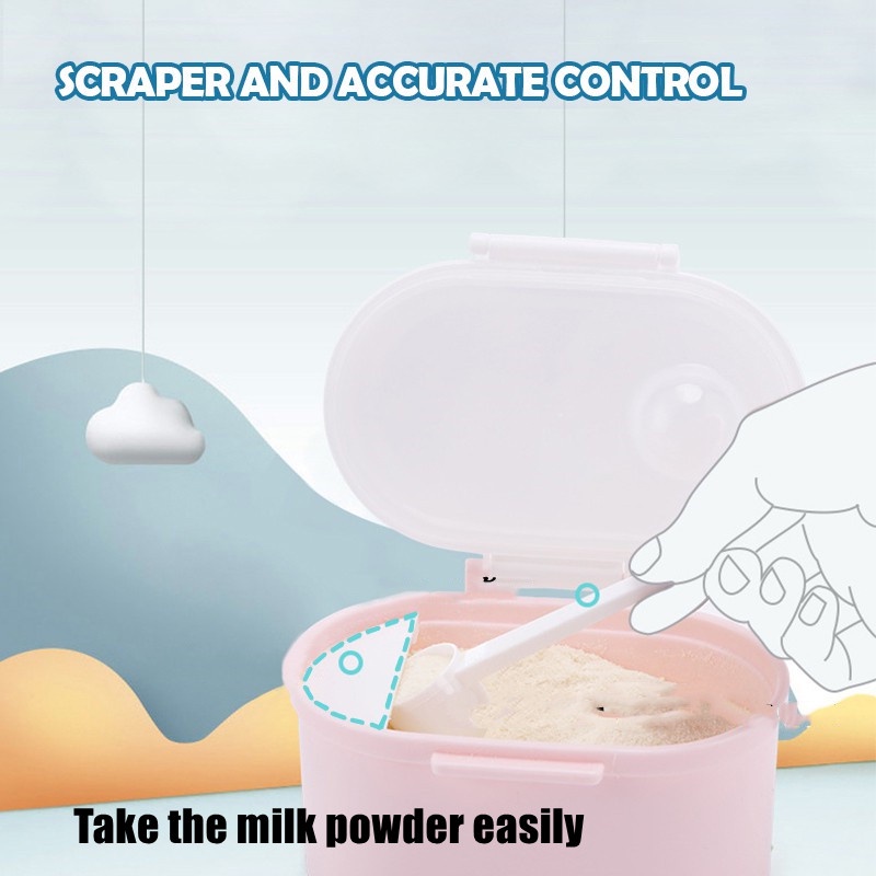 SABUY Hộp Đựng Sữa Bột/Thực Phẩm Hút Chân Không 200g 400g