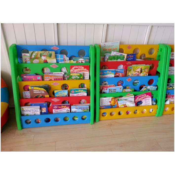 Kệ Nhựa Cho Bé - Kệ Thư Viện - Mã SP DCNK158