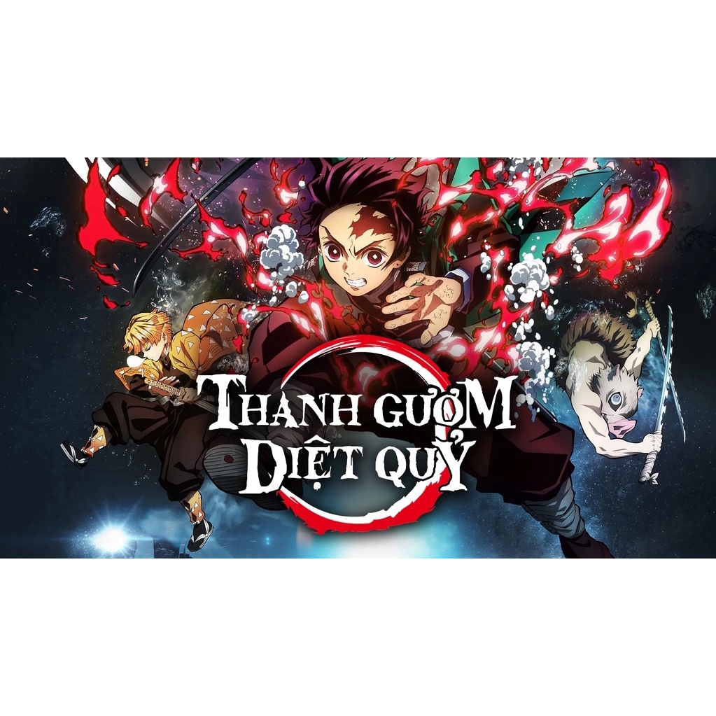 Đồ chơi katana mo hình kiem nhua trang không led Kimetsu no Yaiba 50Cm 1892