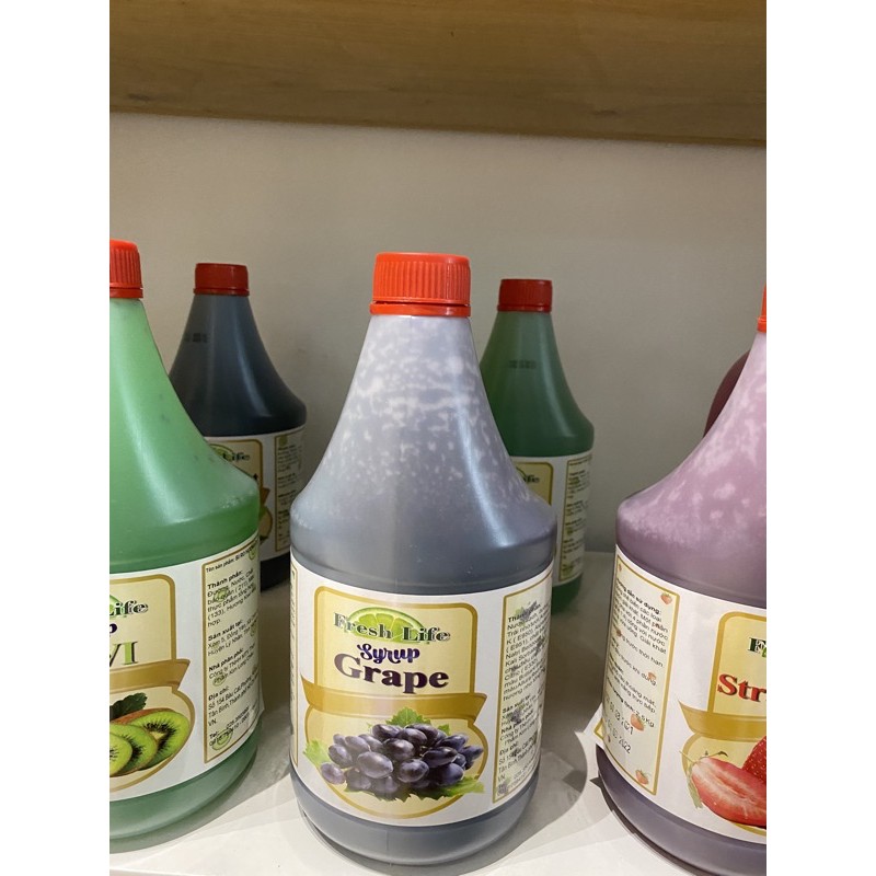 Siro Trái Cây Fresh Life Loại 2,5Kg (Dâu,Nho,Kiwi) | BigBuy360 - bigbuy360.vn
