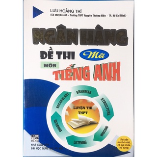 Sách - Ngân hàng đề thi mới môn Tiếng Anh