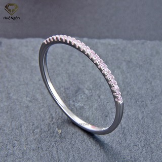 Nhẫn bạc Ý 925 Huệ Ngân - Đính đá xinh xắn RR1548