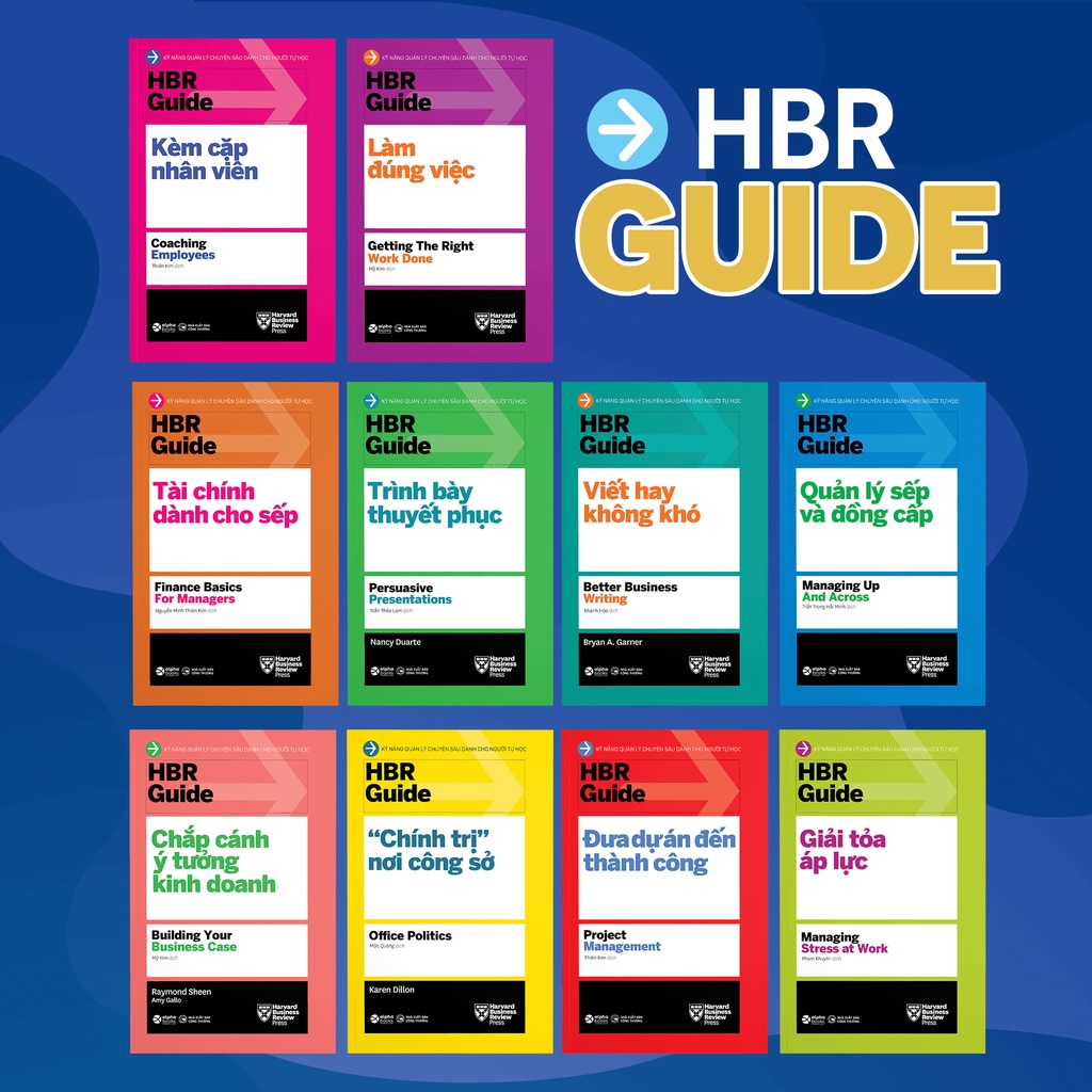 Sách - HBR Guide: Kỹ Năng Quản Lý Chuyên Sâu Từ Harvard Business Review ( Bộ 10 Cuốn + Kèm Boxset)