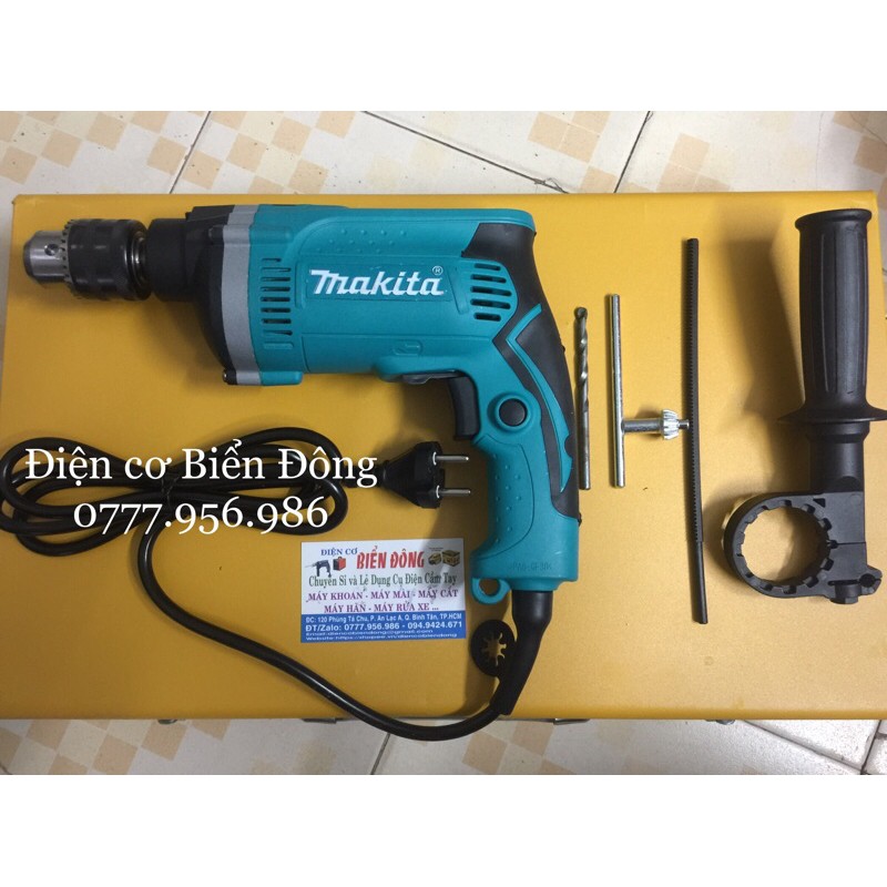 MÁY KHOAN  FREESHIP Tặng mũi khoan 35k MÁY KHOAN BÊ TÔNG 13 LY MAKITA NEW khoan sắt, tường, gỗ, tôn, bắn vít.