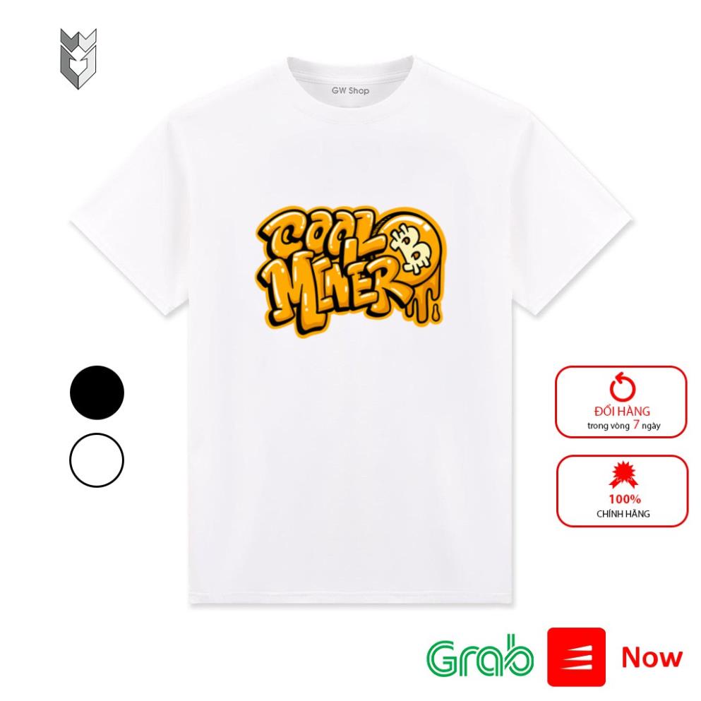 【FREE SHIP】Áo Thun nam nữ Cool Miner BTC, áo phông ngắn tay vải cotton đẹp - GW Shop