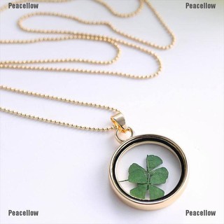 Dây Chuyền Mặt Cỏ   Lá May Mắn