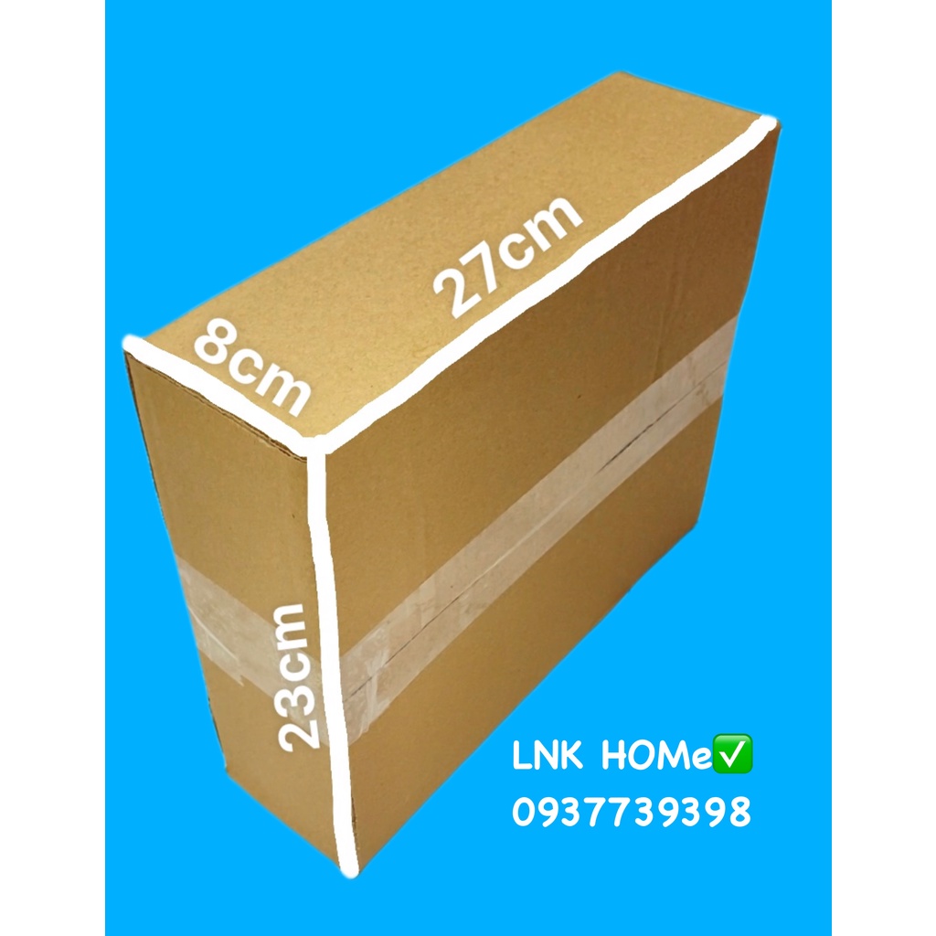 Thùng Hộp carton 27x23x8 Combo 10 cái