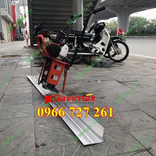 Máy đầm thước bê tông, máy đàm thước động cơ honda gx35 giá rẻ 2021 kèm thước 2M