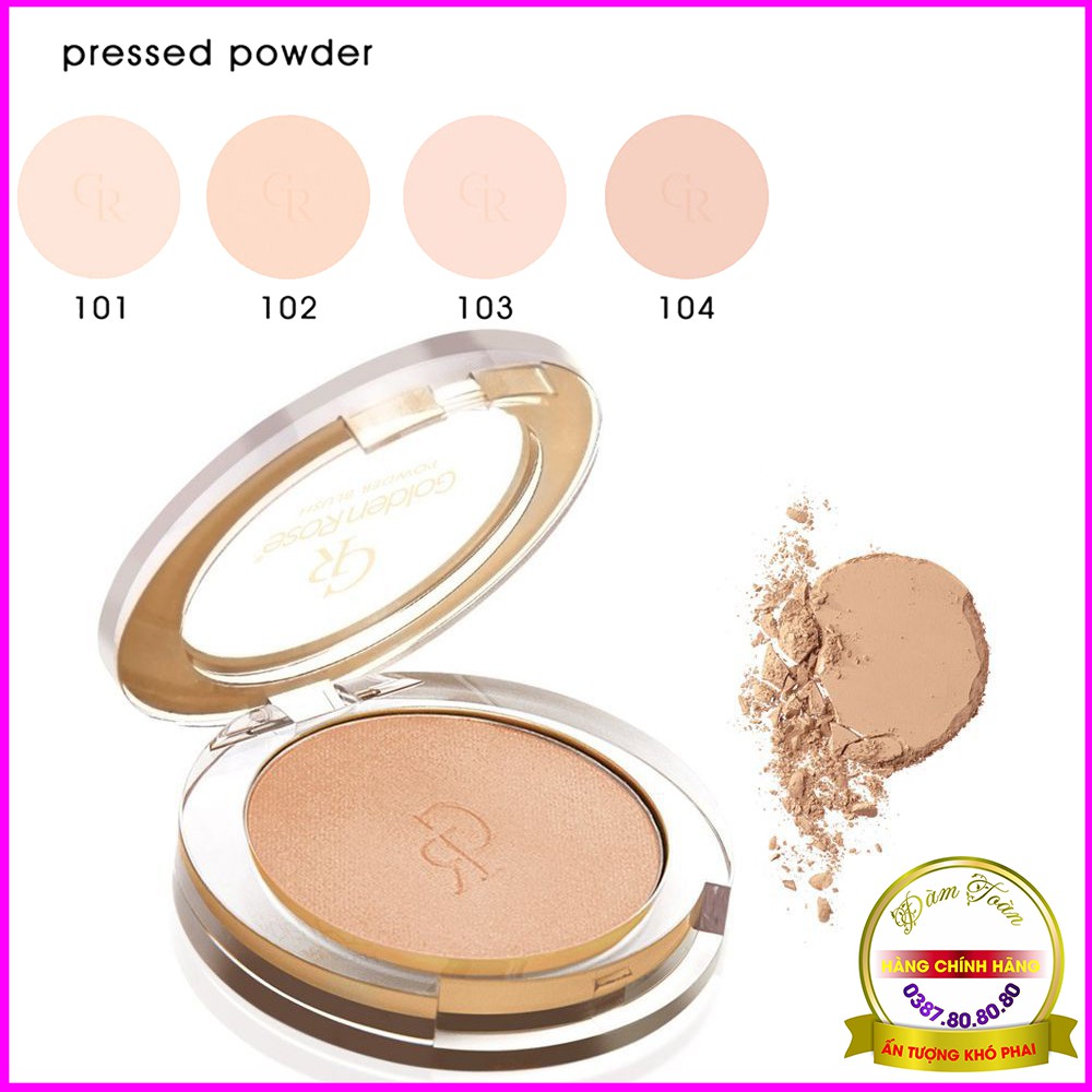 Phấn phủ SIÊU MỊN, KIỀM DẦU, ĐA NĂNG, CHE KHUYẾT ĐIỂM, CHÍNH HÃNG golden rose pressed powder madein thổ nhĩ kỳ | BigBuy360 - bigbuy360.vn