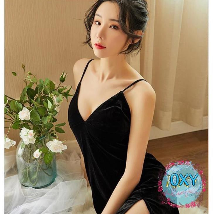 [ Mới 2020 - LOẠI I] 🌹HOT 2020 🌹 váy ngủ nhung đẹp -đầm ngủ gợi cảm cao cấp B1029 | BigBuy360 - bigbuy360.vn