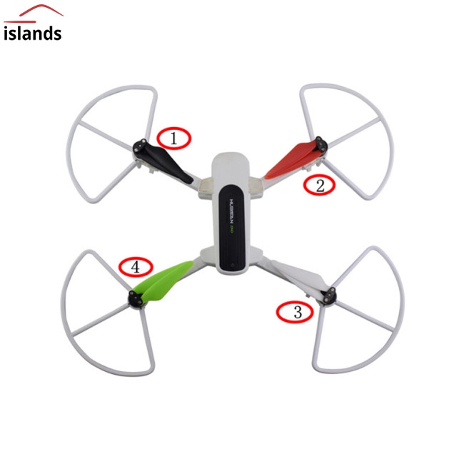 Bộ 4 cái ốp nhựa bảo vệ cánh cho Drone/Flycam Hubsan Zino H117S Aerial Four-Axis