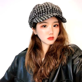 *mũ newsboy mẫu vải kẻ(MTQA3.D7.AA5)