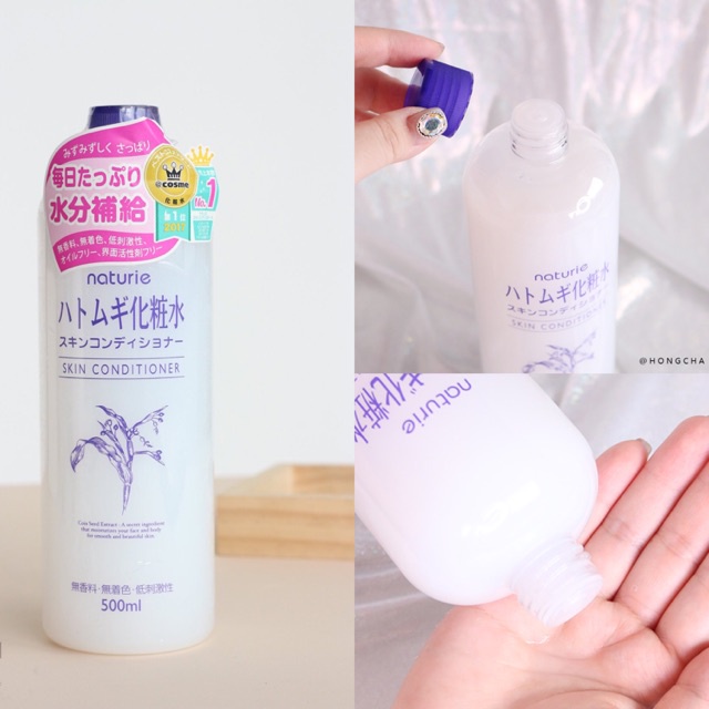 Nước hoa hồng Ý Dĩ Naturie Skin Conditioner