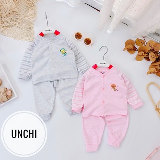 Bộ nỉ mỏng Unchi sơ sinh cực đẹp