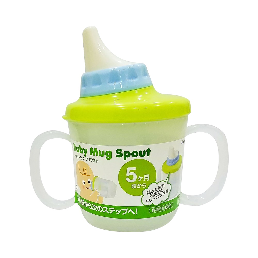 Cốc tập uống có vòi Baby Mug Spout INOMATA cho bé từ 5 tháng  230ml hàng Nhật nội địa