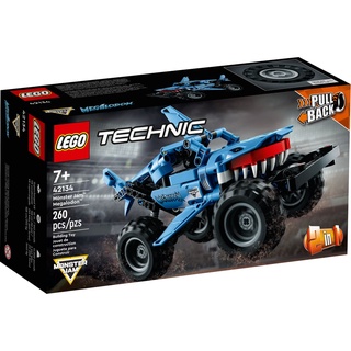 42134 đồ chơi lắp ráp iego technic 2in1 jam megalodon - xe tải cá mập 2 trong 1