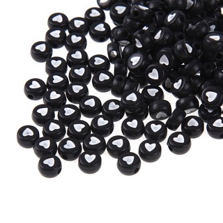 100 Chiếc Acrylic Charm Hình Trái Tim Hạt Dạ Quang Hạt Trang Sức Làm Phụ Kiện DIY