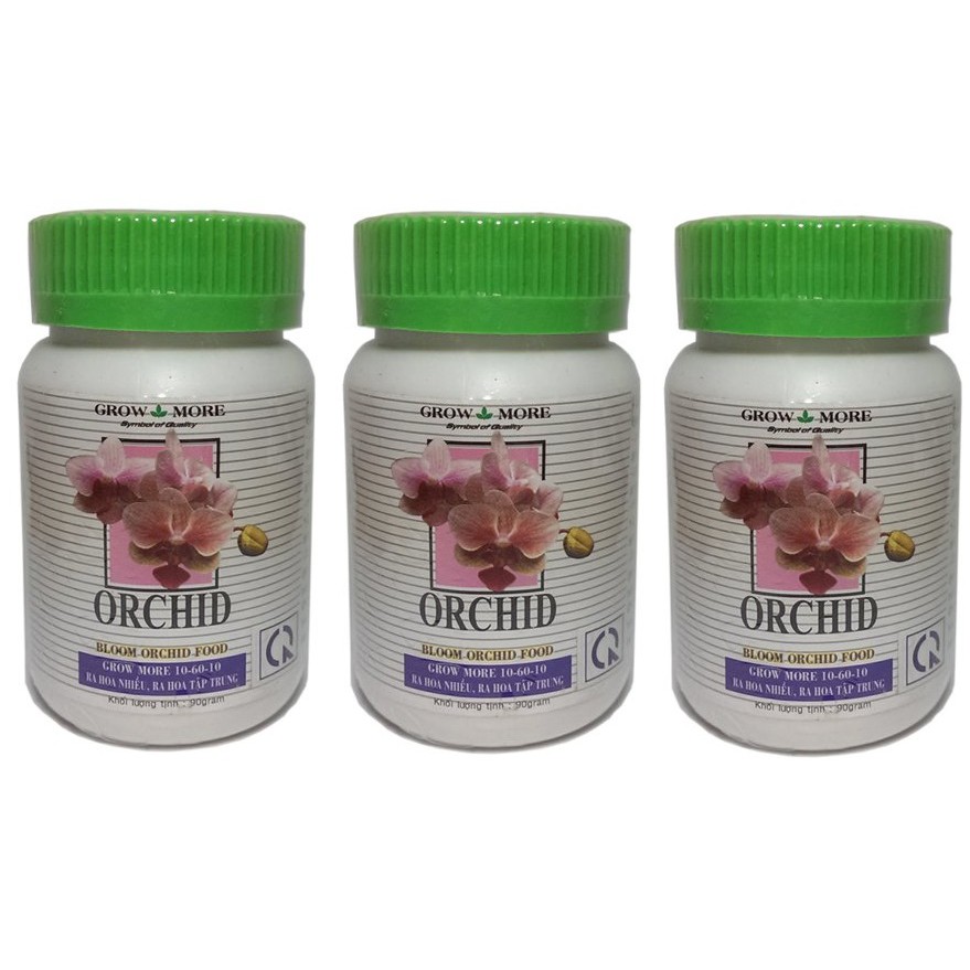 phân bón cho lan Orchild Growmore 6-30-30 (90g/hủ)