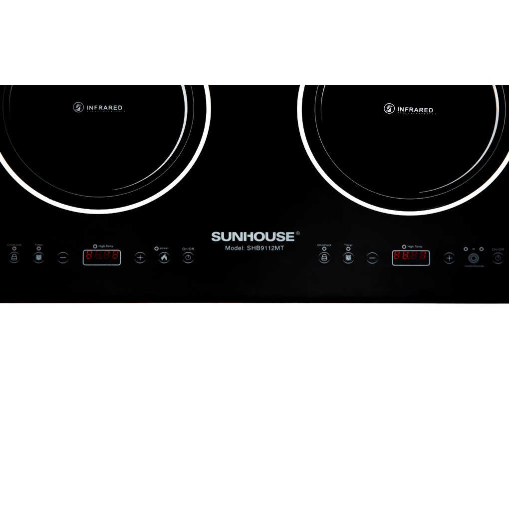 Bếp hồng ngoại đôi Sunhouse SHB9112MT