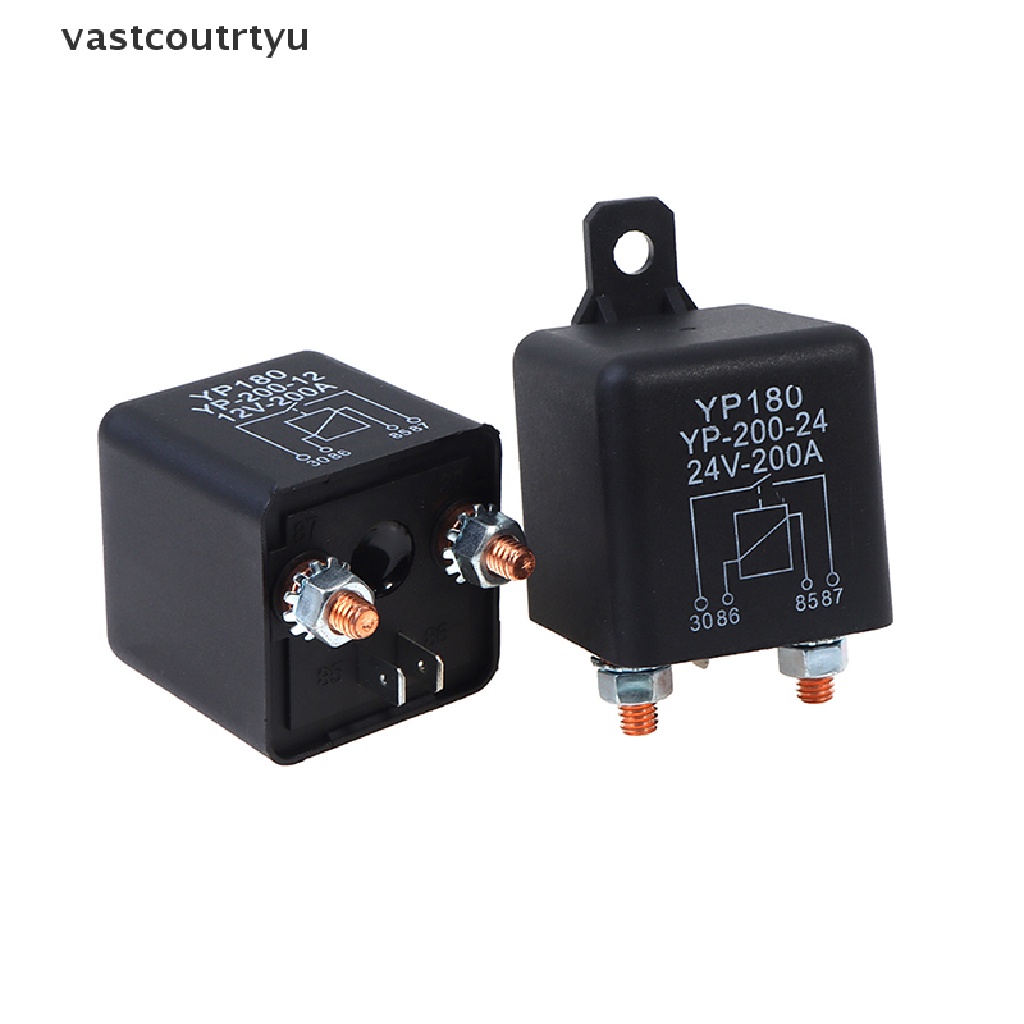 Vas Starting relay 200A 100A 12V/24V Power Automotive Heavy Current Start Relay n