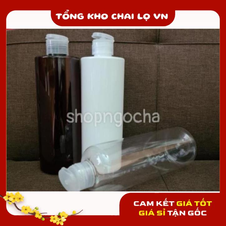 Chai Chiết Mĩ Phẩm ❤ SIÊU RẺ ❤ Chai nhựa pet Nắp Bật 500ml cao chiết mỹ phẩm , phụ kiện du lịch