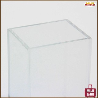 ( muji japan ) ỐNG MICA ĐỰNG BÚT 5,5x4,5x9cm