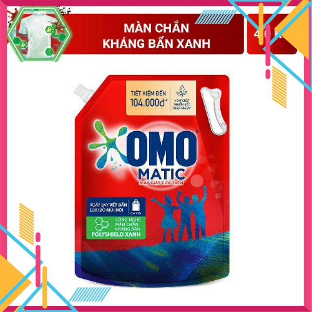 Nước giặt OMO Matic cửa trên Túi 3.9 kg(Đỏ)