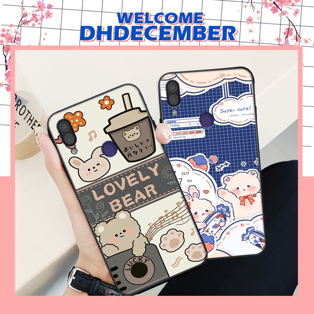 Ốp lưng Xiaomi REDMI 7 / REDMI NOTE 7 in hình nice ,good luck happy ốp xinh viền dẻo đẹp chất