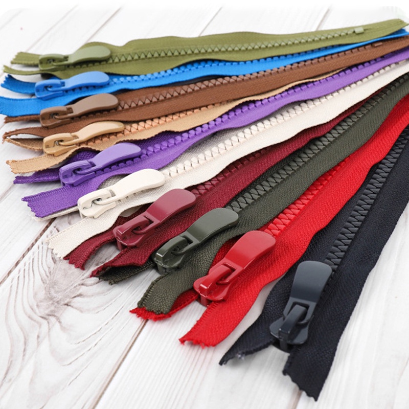 #Dây Kéo Nhựa Resin Nhiều Màu Sắc 120cm Thiết Kế Khóa Kéo Tiện Dụng Cho May Mặc