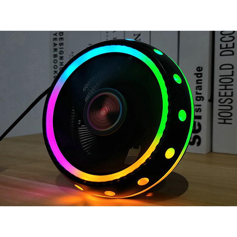 QUẠT TẢN NHIỆT CPU COOLMOON UFOX LED RGB