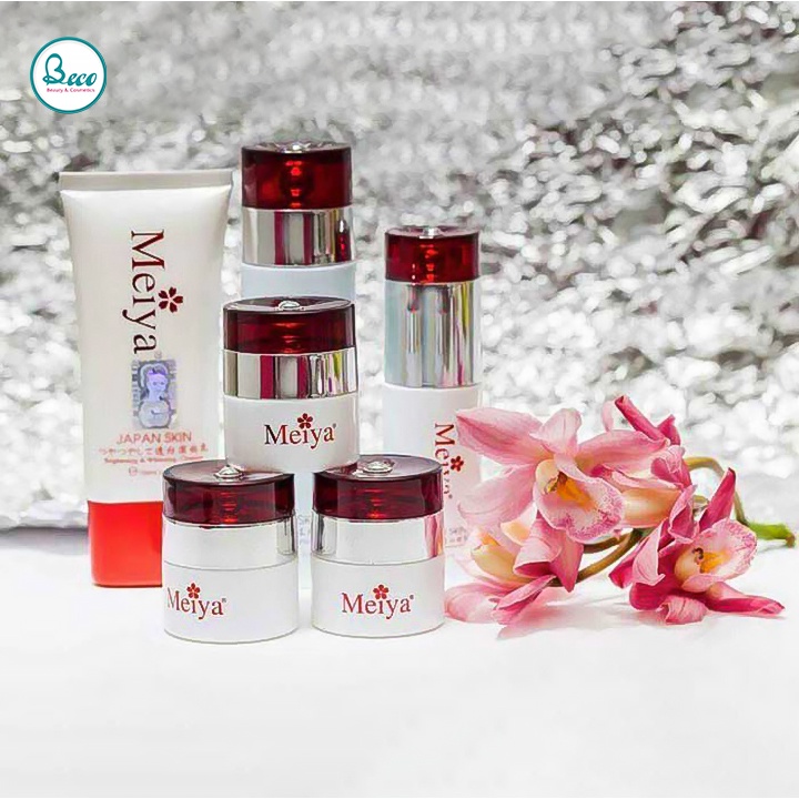 Bộ Mỹ Phẩm Meiya Japan Skin Brightening &amp; Whitening Cream 6 in 1 [BECO -  BC1330]