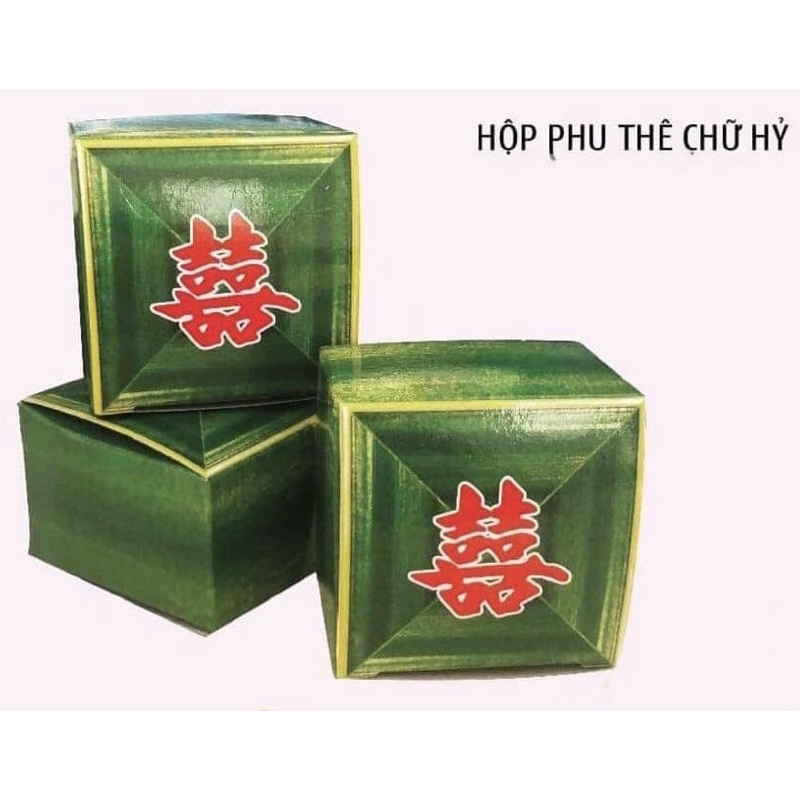 COMBO HỘP GIẤY CỨNG ĐẸP ĐỰNG BÁNH PHU THÊ TIỆN DỤNG, DỄ GẤP