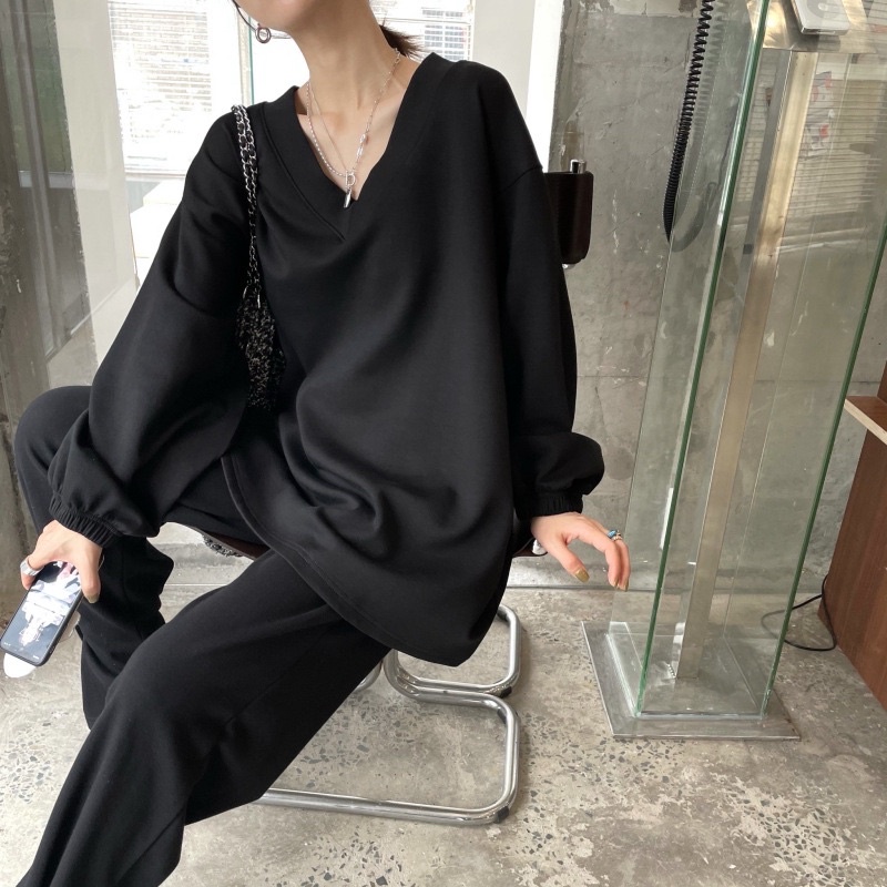 Áo Pull cổ tim oversize Fom to 🌸 | BigBuy360 - bigbuy360.vn