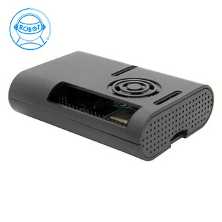 Hộp bảo vệ ABS có hỗ trợ quạt tản nhiệt DC 5V chuyên dụng dành cho Raspberry Pi 4 Model B