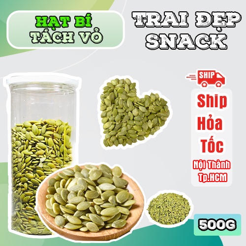 Hạt Bí Xanh Đã Tách Vỏ 1KG - Ăn Vặt Trai Đẹp