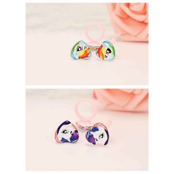 Nhẫn đeo tay hoạt hình pony
