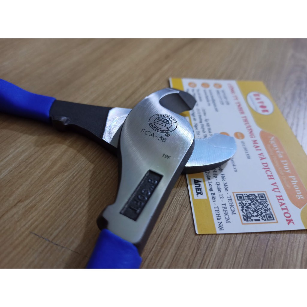 Kìm cắt cáp 200mm Tsunoda King TTC Japan FCA-38