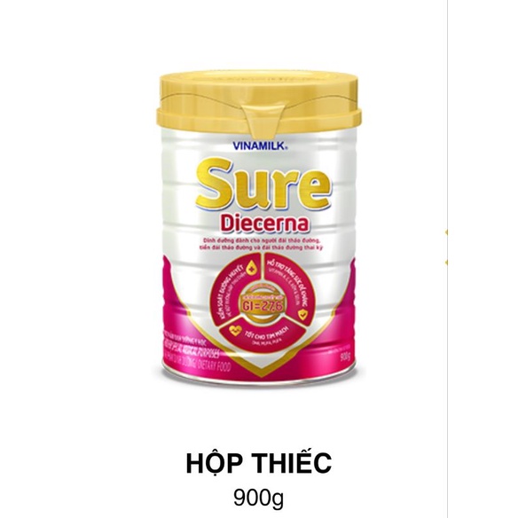Sữa bột Vinamilk Sure Diecerna 900g