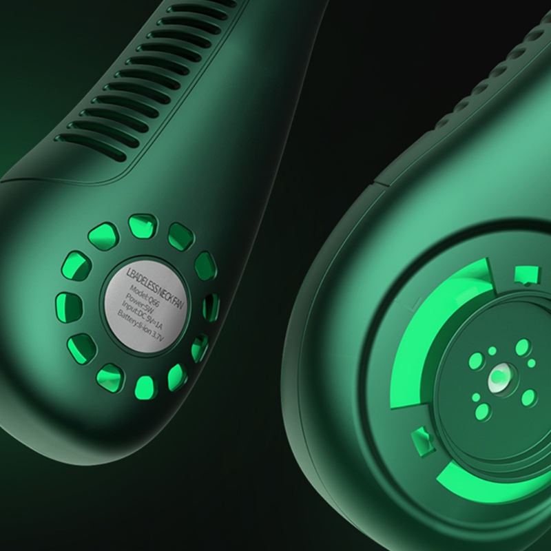 Quạt Điện Đeo Cổ Không Cánh 3 Tốc Độ Nhỏ Gọn Tiện Dụng