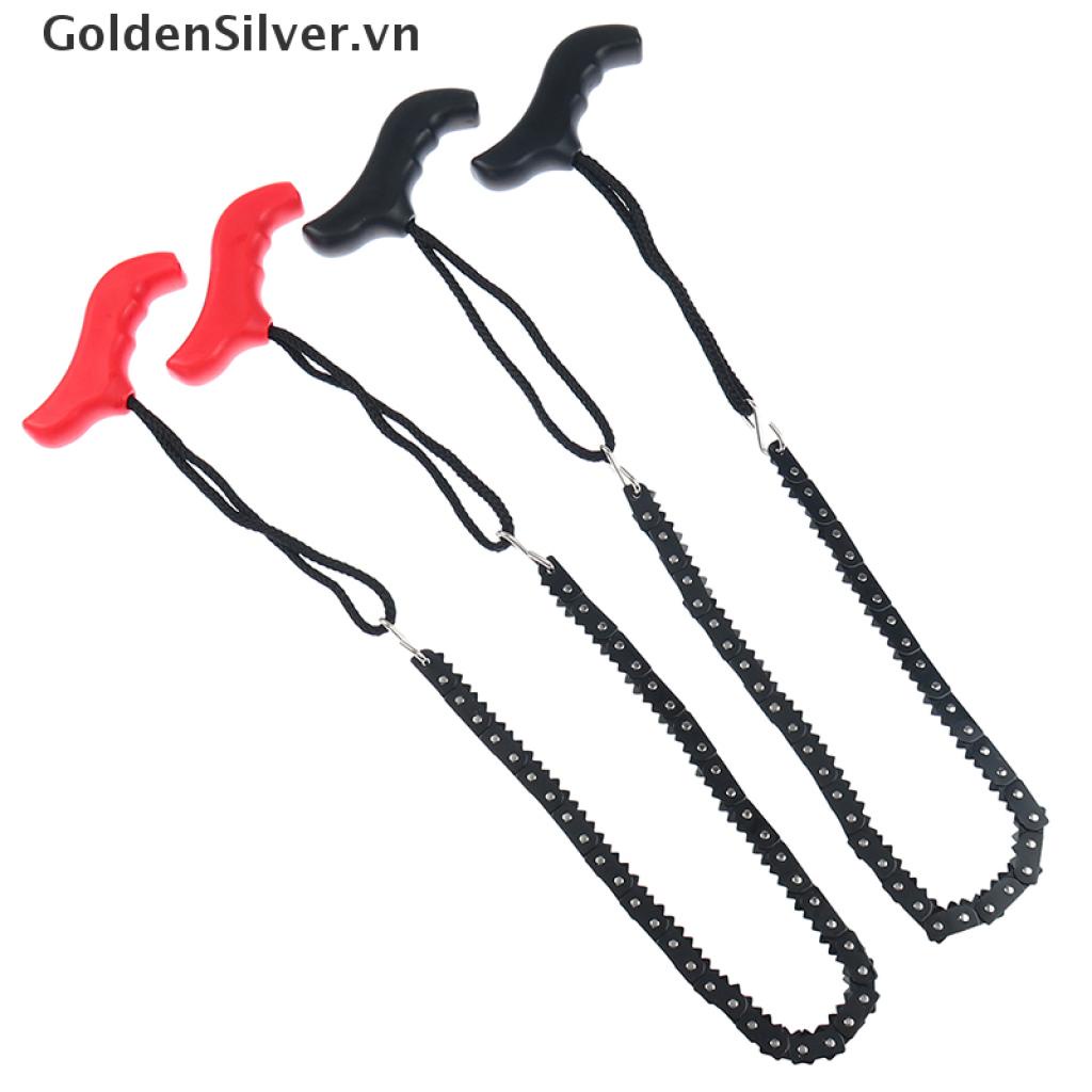 Cưa xích sinh tồn cầm tay bằng thép có thể gập lại tiện lợi