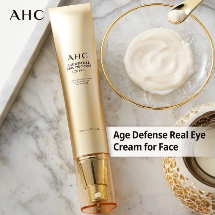 Kem Dưỡng Chống Lão Hóa Cho Mắt và Toàn Mặt AHC Age Defense Real Eye Cream For Face