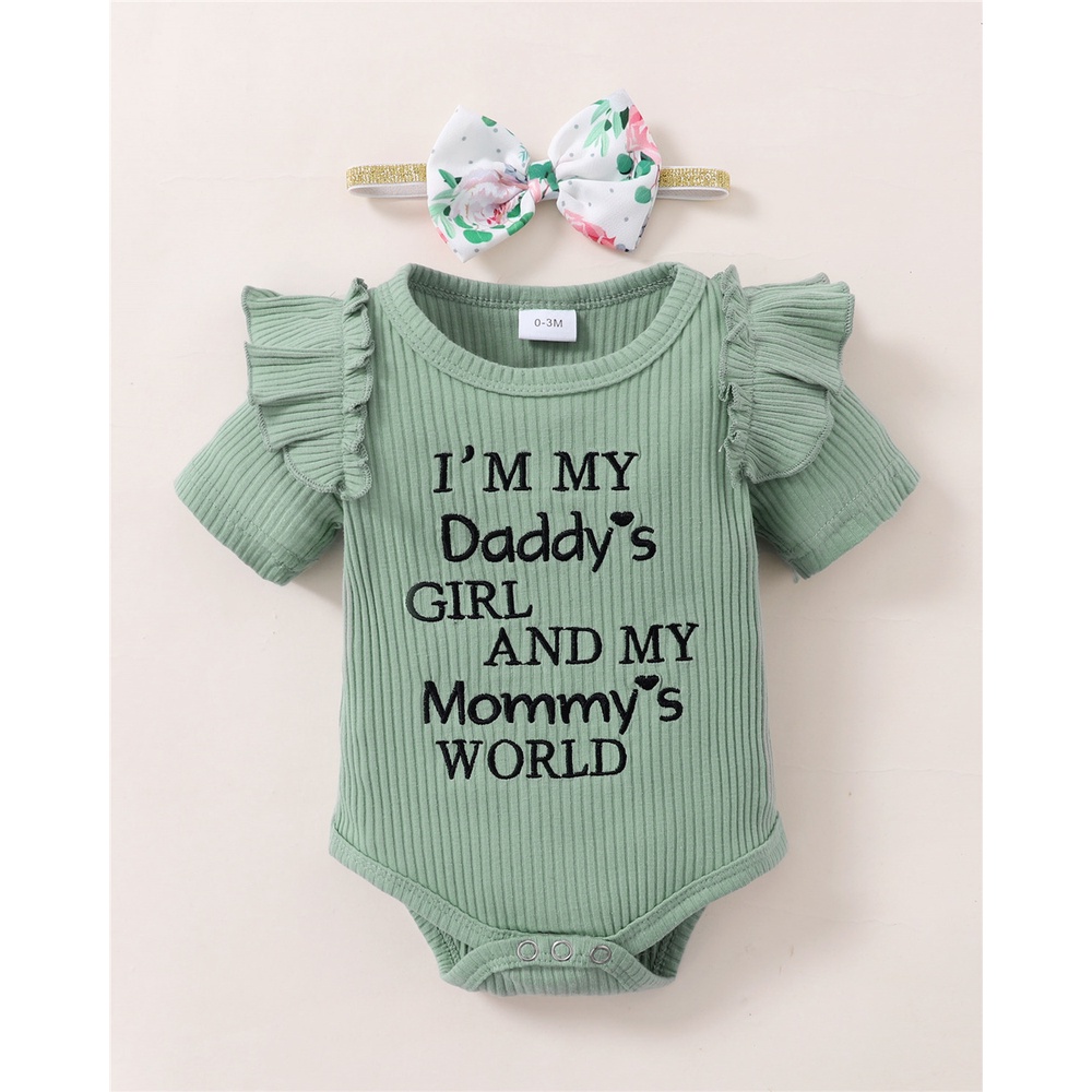 Set trang phục MIKRDOO áo liền quần băng đô và quần dài xinh xắn đáng yêu dành cho trẻ em