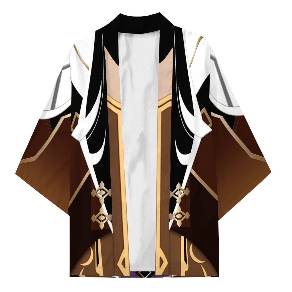 Genshin impact áo cosplay Zhongli Klee Hutao hai chiều phim hoạt hình choàng bộ đồ ngủ kimono nam và nữ MBRP