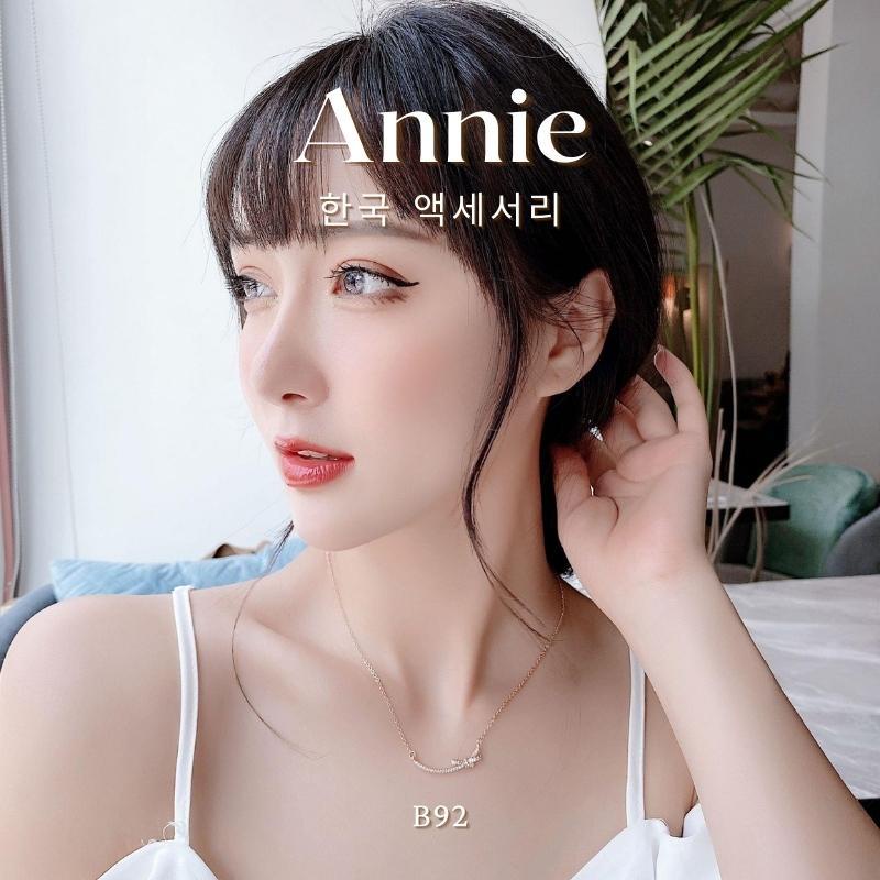 Dây chuyền sợi mảnh đính đá cao cấp tinh xảo dành cho nữ thời trang Annie B92