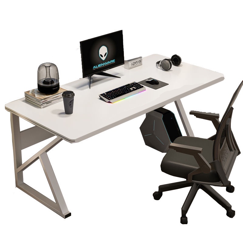 Bàn gaming chữ K chữ Z chữ U, bàn làm việc kiểu mới 2023 mặt gỗ MDF hộp sắt dày sơn tĩnh điện