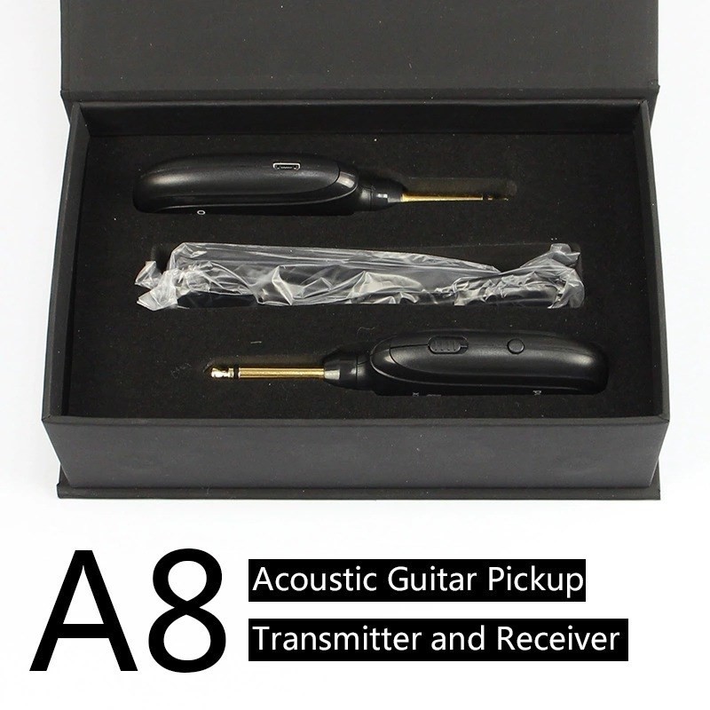 Bộ Thu Phát Âm Thanh Không Dây A8 dành cho Guitar EQ Guitar Điện , Piano , Orga chơi Ra Loa Cực Tiện Lợi