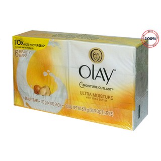 Lóc 6 cục Xà bông Olay Ultra Moisture Shea butter  mỹ