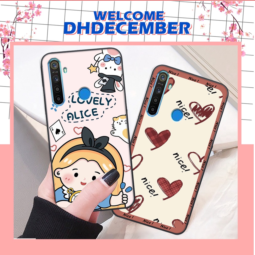 Ốp lưng Realme 5 / 5i / 6i / c3 in hình nice ,good luck happy ốp xinh viền dẻo đẹp chất